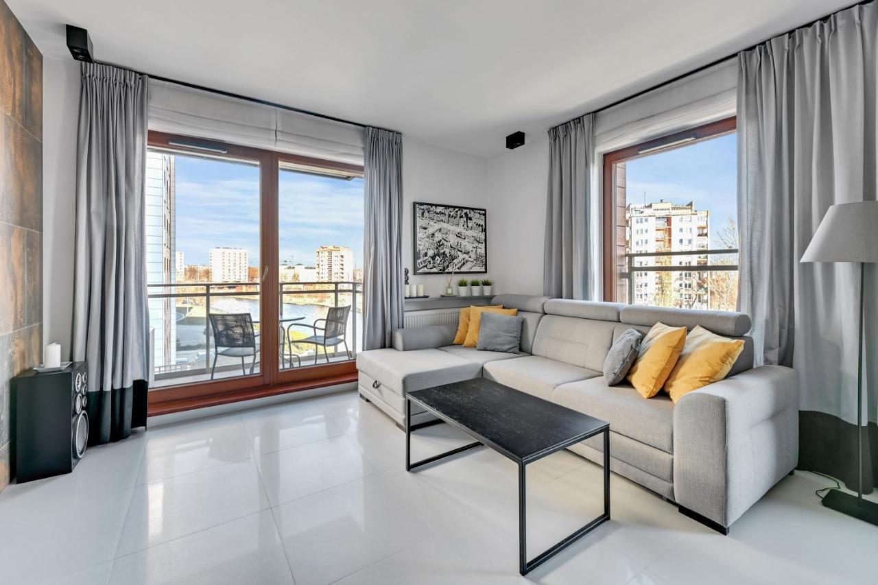 Nowa Motlawa Spa, Pool, Gym & Parking By Downtown Apartments Gdansk Ngoại thất bức ảnh